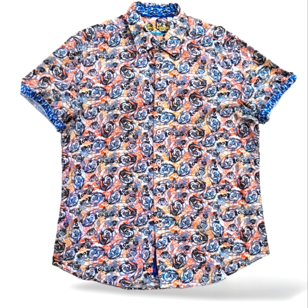 Men's Robert Graham Classic Fit Exclusive Size LG Button Up Shirt